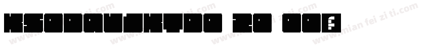KSODQUJKTD0 20 00字体转换